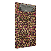 Mini Porte-bloc Burgundy et Gold Leopard Series Design 2 (Incliné)