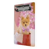 Mini Porte-bloc Cadeau de chiot de Noël (Angle2)
