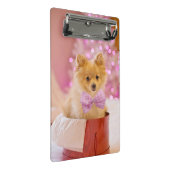 Mini Porte-bloc Cadeau de chiot de Noël (Incliné)