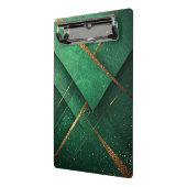 Mini Porte-bloc Cadeau Élégant Accessoire de Bureau Abstrait Vert (Angle2)