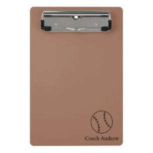 Mini Porte-bloc Cadeaux d'entraîneur de baseball, Presse-papiers p