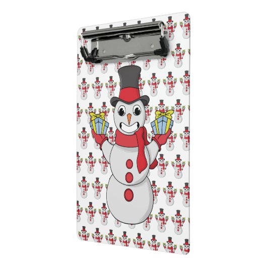 Mini Porte-bloc Cadeaux pour vous de Snowman (Angle2)