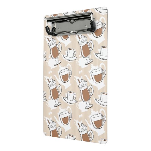Mini Porte-bloc Café, motif doux (Angle2)