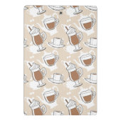 Mini Porte-bloc Café, motif doux (Dos)