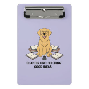Mini Porte-bloc Cahier d'écriture intelligent Golden Retriever Amo