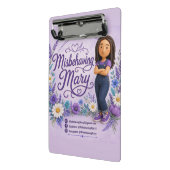 Mini Porte-bloc Cahier Marie Indisciplinée (Angle2)