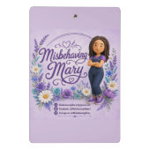 Mini Porte-bloc Cahier Marie Indisciplinée (Dos)