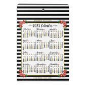 Mini Porte-bloc Calendrier 2023 (Voir la description pour la versi (Dos)