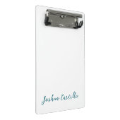 Mini Porte-bloc Calligraphie Simple Plain Nom Professionnel (Incliné)