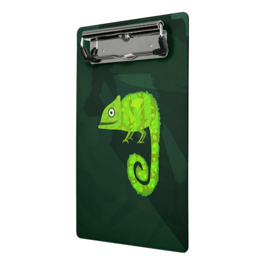 Mini Porte-bloc Caméléon vert mignon (Angle2)