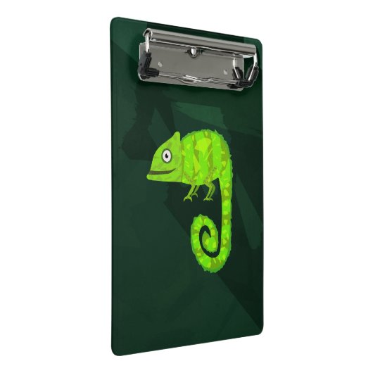Mini Porte-bloc Caméléon vert mignon (Incliné)