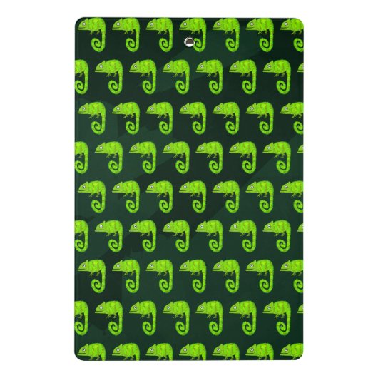 Mini Porte-bloc Caméléon vert mignon (Dos)