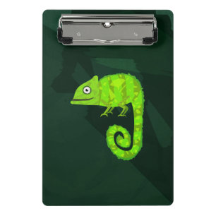Mini Porte-bloc Caméléon vert mignon