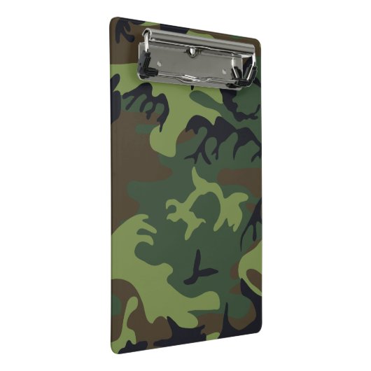 Mini Porte-bloc Camo Militaire Forêt Verte (Incliné)