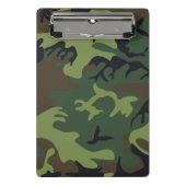 Mini Porte-bloc Camo Militaire Forêt Verte (Devant)