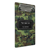 Mini Porte-bloc Camo Vert, Camouflage, Militaire, Armée (Incliné)