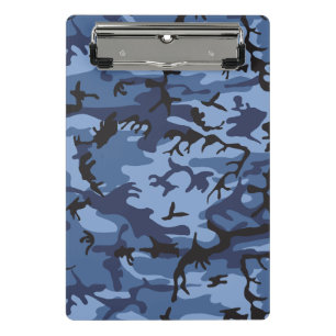 Mini Porte-bloc Camouflage bleu marine, Militaire, Armée