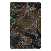 Mini Porte-bloc Camouflage Brown métallique (Dos)