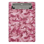 Mini Porte-bloc Camouflage rose (Devant)