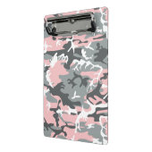 Mini Porte-bloc Camouflage rose et gris, Militaire, Armée (Angle2)