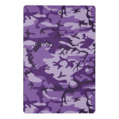 Mini Porte-bloc Camouflage Violet, Militaire, Armée (Dos)