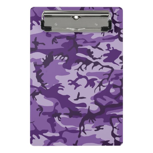 Mini Porte-bloc Camouflage Violet, Militaire, Armée (Devant)