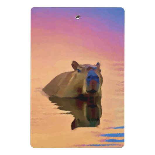 Mini Porte-bloc Capybara (Dos)