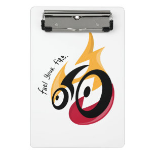 Mini Porte-bloc Carburez votre feu. motivation cycliste