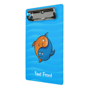 Mini Porte-bloc Caricature de poisson Yin Yang