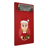 Mini Porte-bloc Caricature pour fille de Noël mini porte - bloc (Incliné)