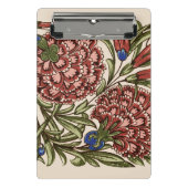 Mini Porte-bloc Carnation Carrelage Fleur Antique Art Rustique (Devant)