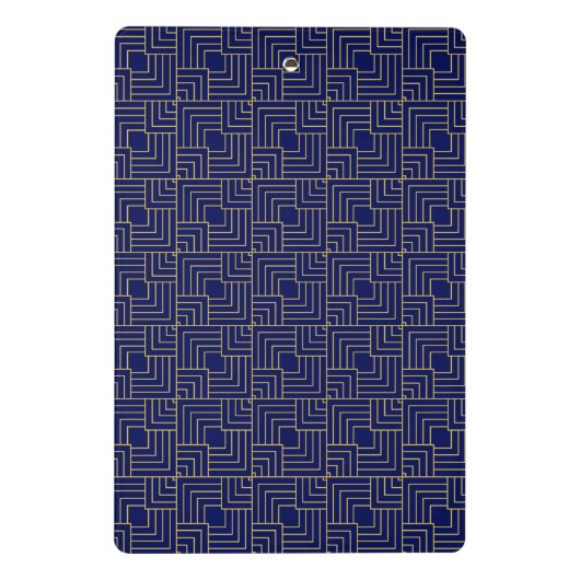 Mini Porte-bloc Carnet Carré bleu (Dos)