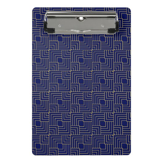 Mini Porte-bloc Carnet Carré bleu (Devant)