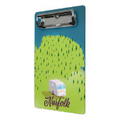 Mini Porte-bloc Carnet de carte de Norfolk Caravan (Angle2)
