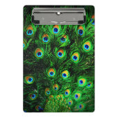 Mini Porte-bloc carnet de paon (Devant)