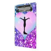 Mini Porte-bloc Carnet Glam Gymnastique filles (Angle2)