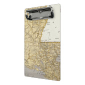 Mini Porte-bloc Carte d'atlas de la Louisiane (Angle2)
