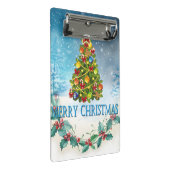 Mini Porte-bloc Carte de Joyeux Noël (Incliné)
