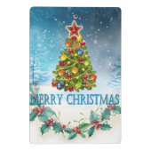 Mini Porte-bloc Carte de Joyeux Noël (Dos)