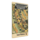 Mini Porte-bloc Carte de la Californie (Incliné)