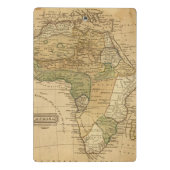 Mini Porte-bloc Carte de l'Afrique par Worcester (Dos)