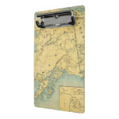 Mini Porte-bloc Carte de l'Alaska (Angle2)