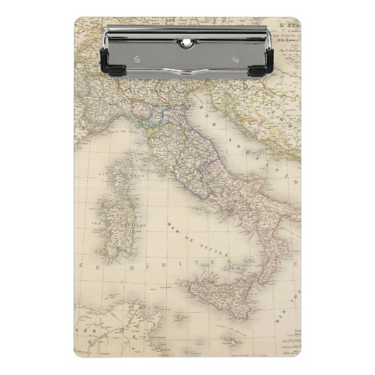 Mini Porte-bloc Carte de l'Italie (Devant)