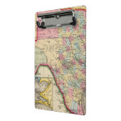 Mini Porte-bloc Carte du comté du Texas (Angle2)