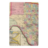 Mini Porte-bloc Carte du comté du Texas (Dos)