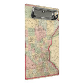 Mini Porte-bloc Carte du Minnesota par Mitchell (Incliné)