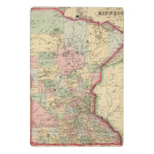 Mini Porte-bloc Carte du Minnesota par Mitchell (Dos)