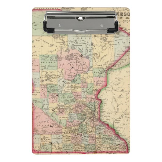 Mini Porte-bloc Carte du Minnesota par Mitchell (Devant)