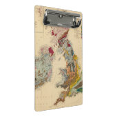 Mini Porte-bloc Carte géologique, îles britanniques (Incliné)