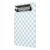Mini Porte-bloc Carton bleu pastel et blanc (Angle2)